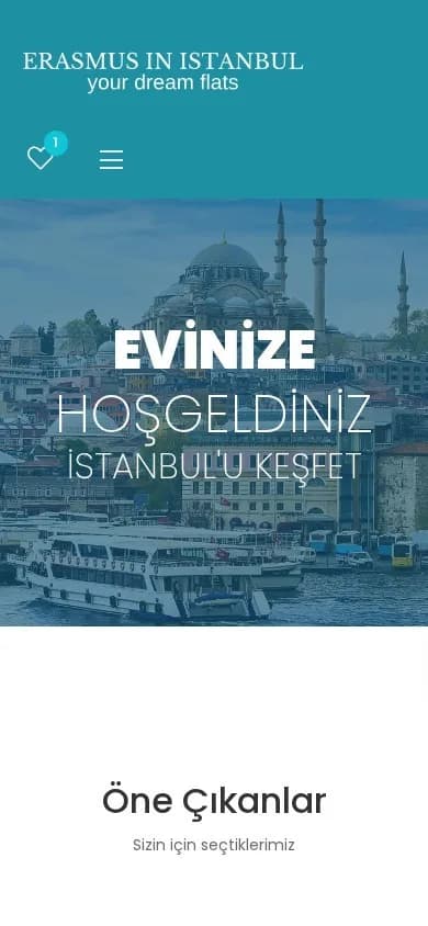 Erasmus in İstanbul – Ana sayfa – mobil görünüm