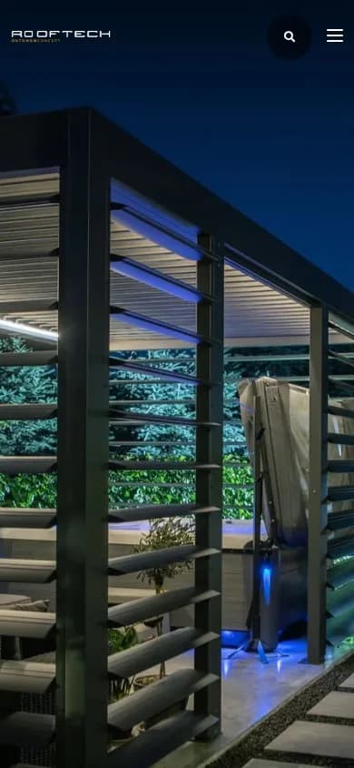 Roof Tech – Ana sayfa – mobil görünüm